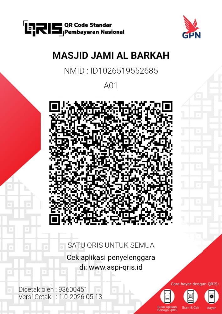 QRIS MASJID JAMI AL BARKAH